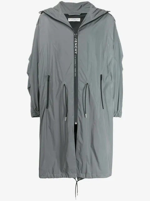 Givenchy hooded drawstring-waist parka