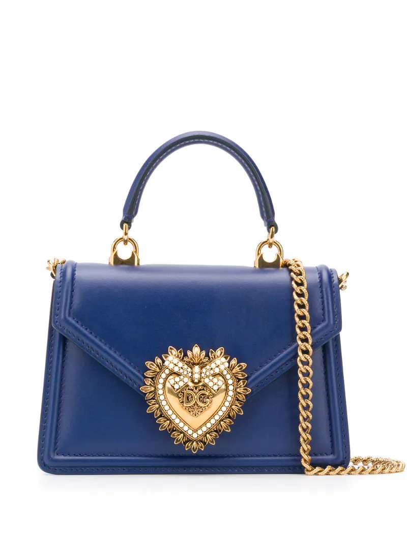 DOLCE & GABBANA SMALL DEVOTION TOP-HANDLE BAG