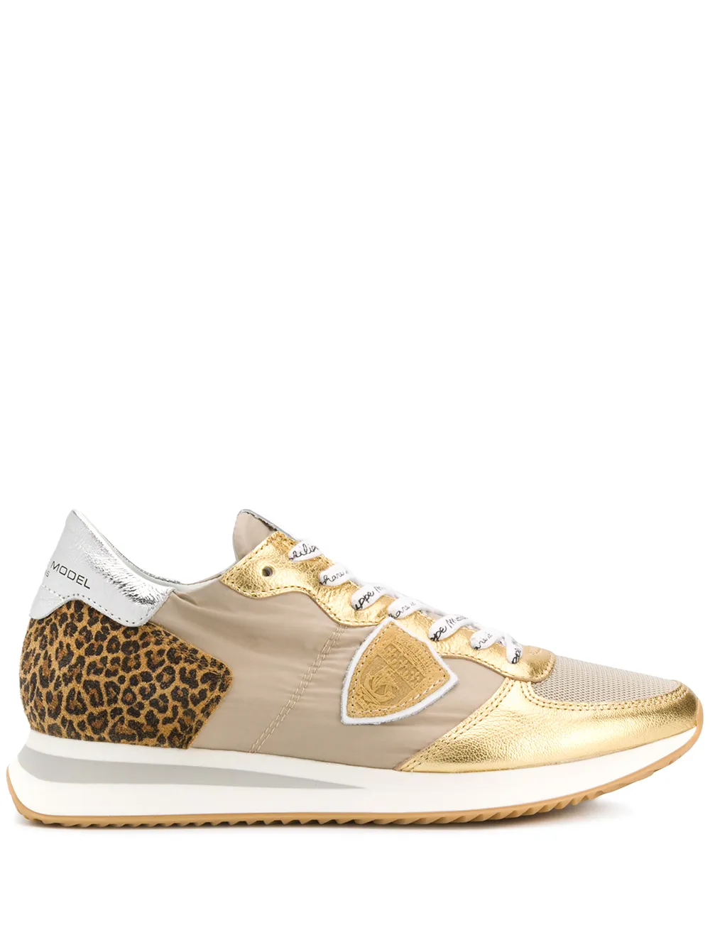 Philippe Model Colour Block Trainers In Neutrals