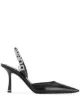 Image 1 of Alexander Wang slingback logo pumps