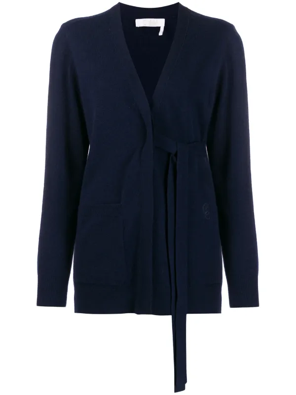 cardigan tie waist