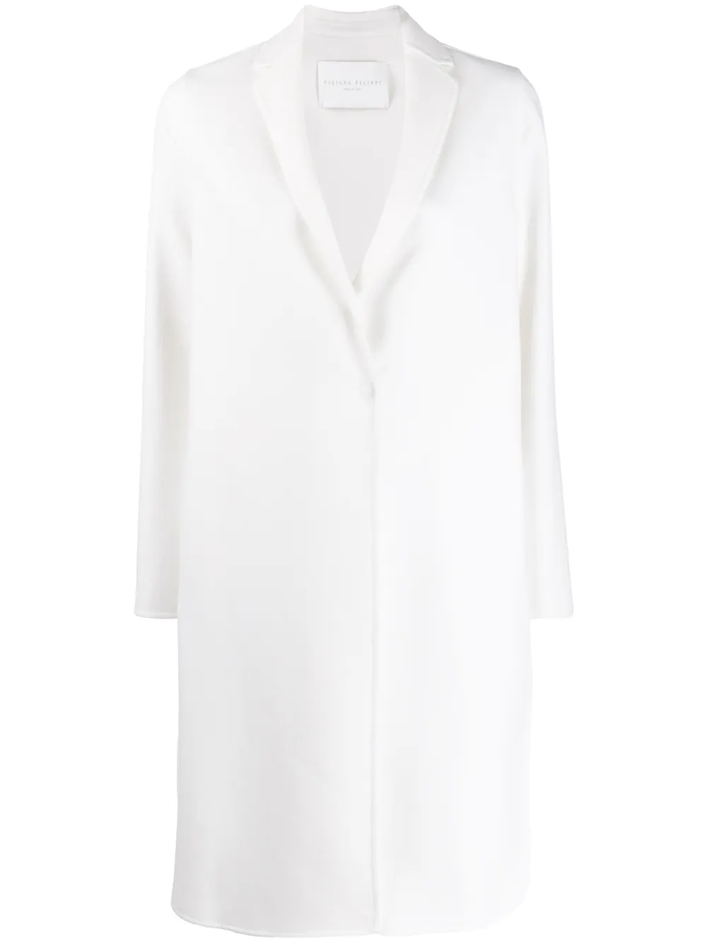 Fabiana Filippi Oversized Long Coat In Neutrals
