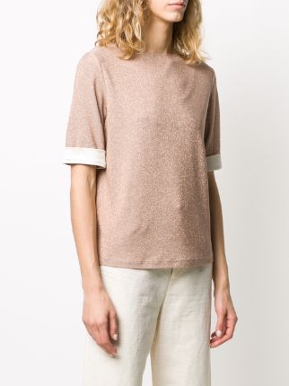 short-sleeve knit top展示图