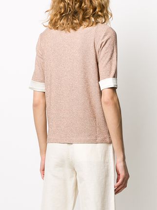 short-sleeve knit top展示图