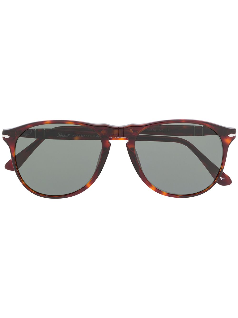 Persol Angular Sunglasses In 棕色