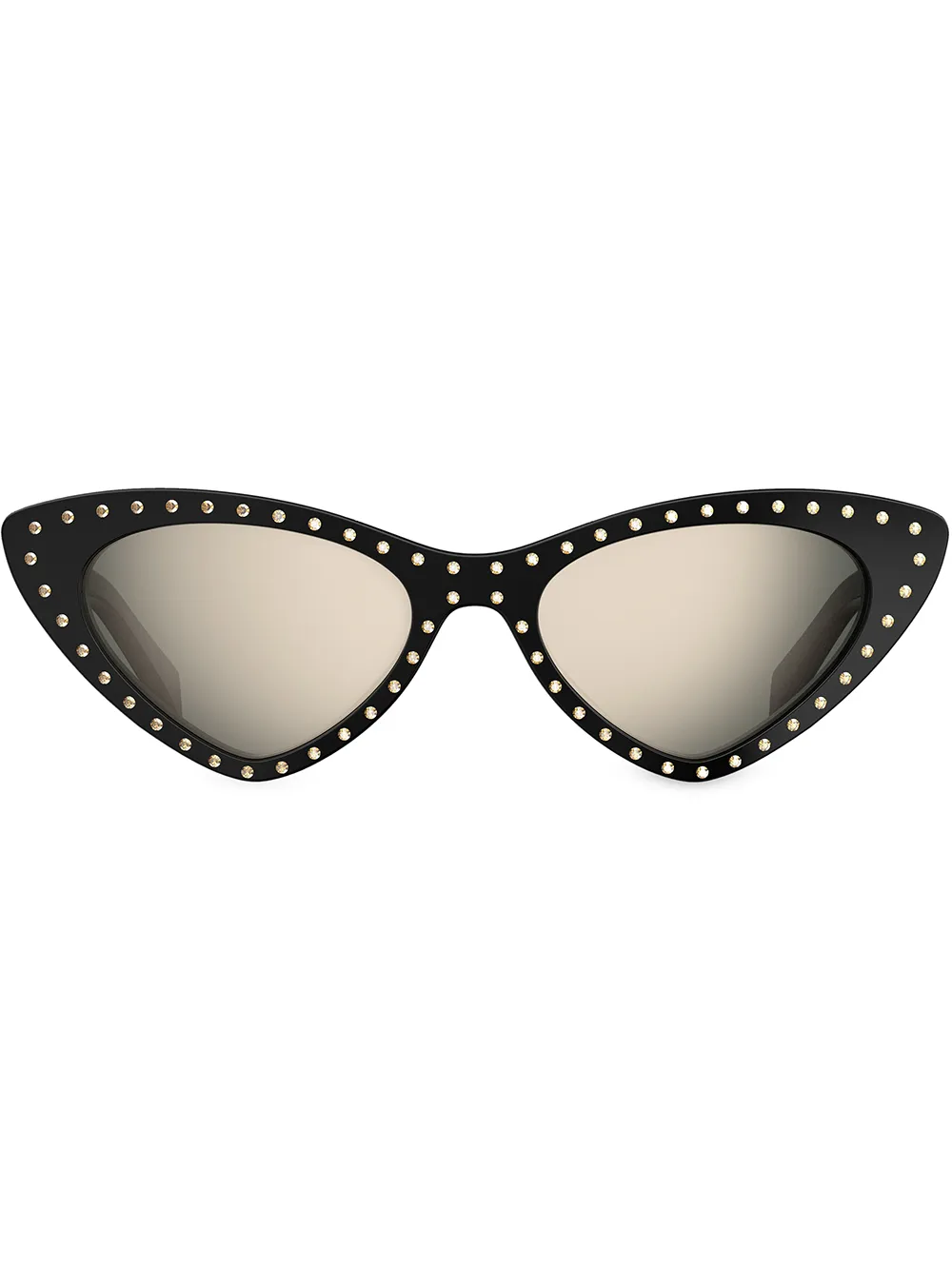 Moschino Crystalembellished Cateye Sunglasses In Red ModeSens