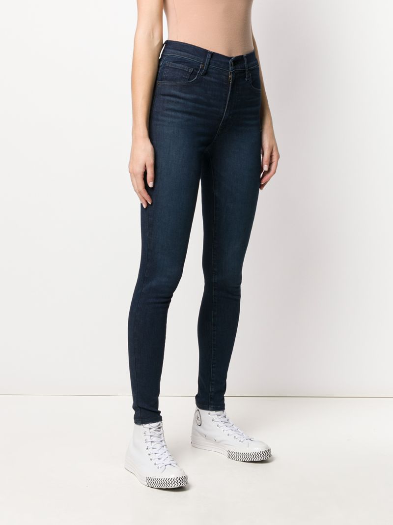 Shop Levi's Mile High Super-skinny Jeans In Blue