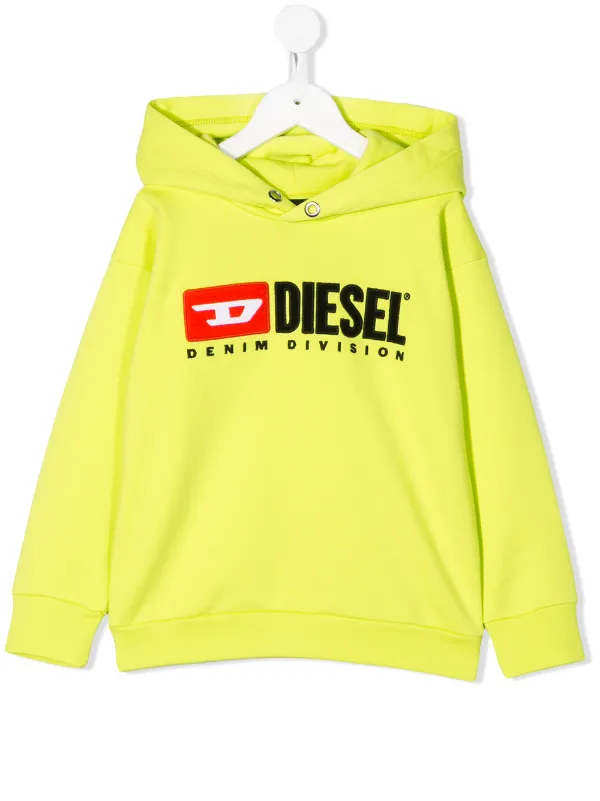 diesel hoodie yellow