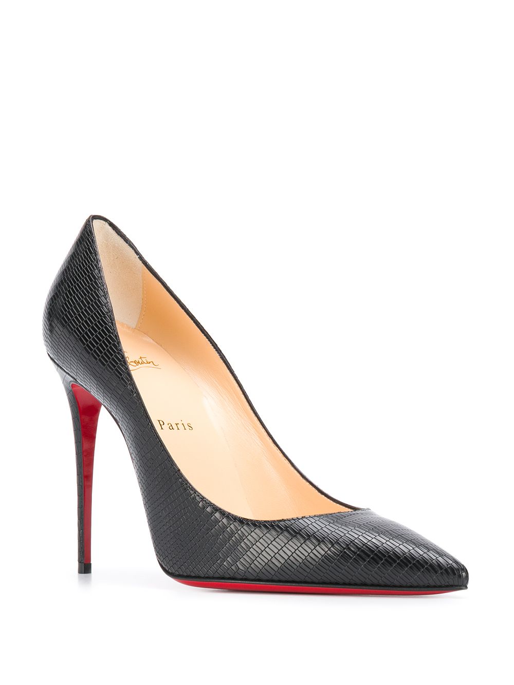 Christian Louboutin Kate 100 Pumps | Black | FARFETCH