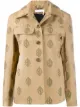 Image 1 of Chloé embroidered multi-logo shirt jacket