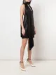 Givenchy Vestido frente única de seda floral