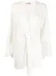 Image 1 of Twin-Set lace-panelled cardigan