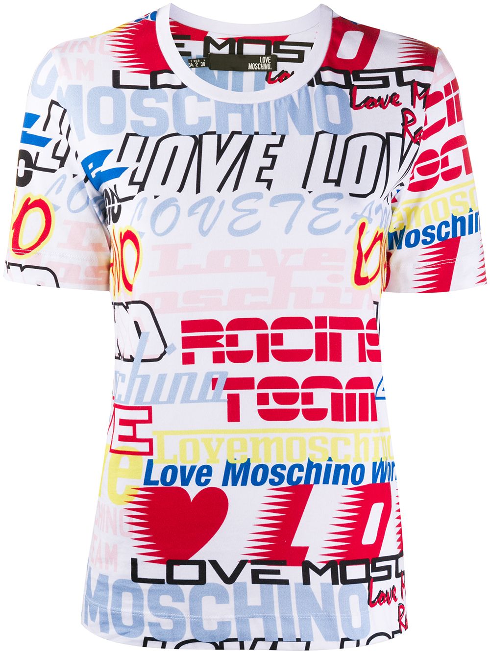 фото Love moschino футболка с логотипом