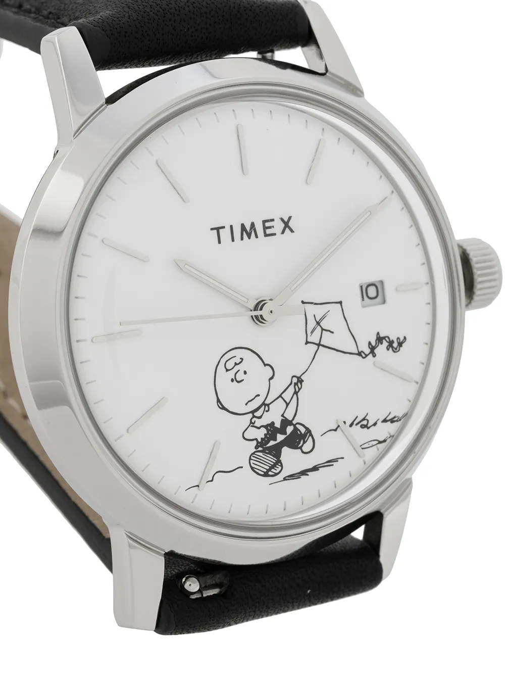 фото Timex наручные часы marlin 40 из коллаборации с peanuts