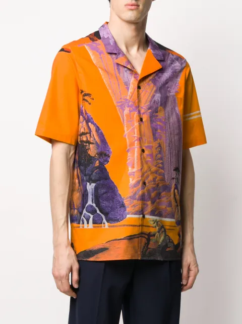 valentino button shirt