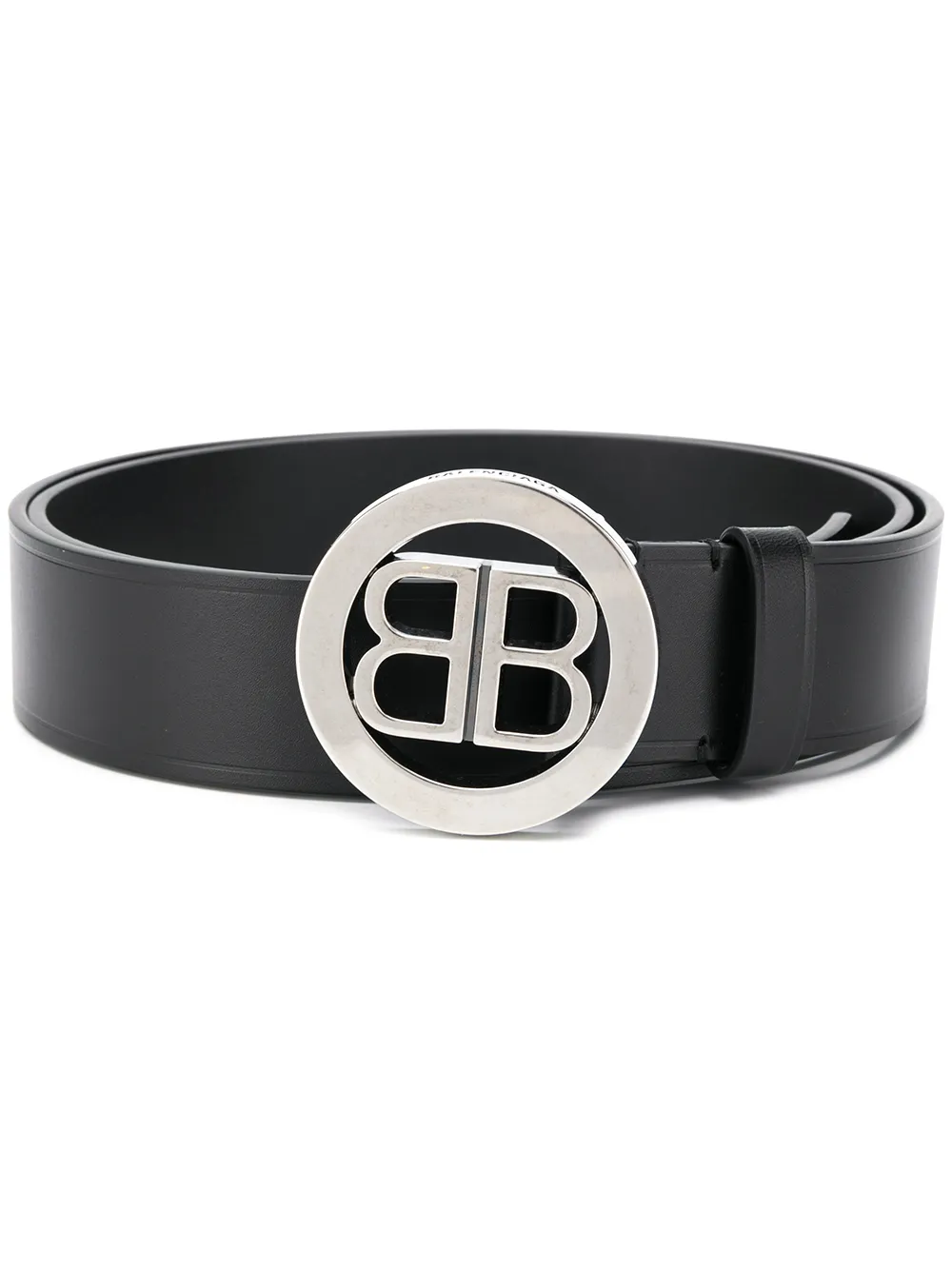 

Balenciaga BB logo-plaque belt - Black