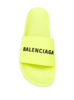 balenciaga slides green