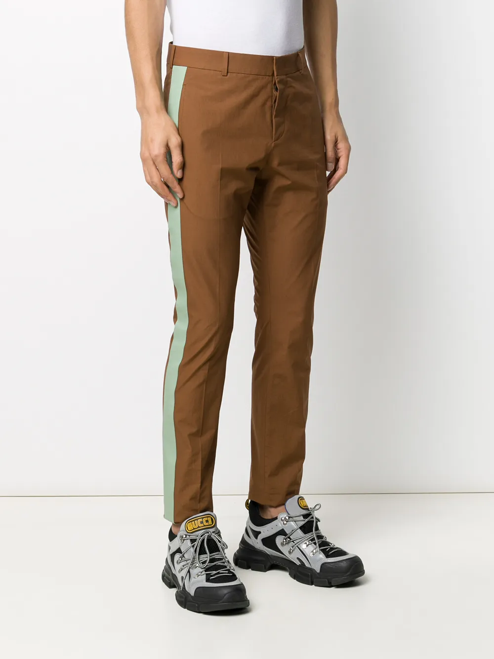 Valentino Garavani Broek met contrasterend vlak Bruin