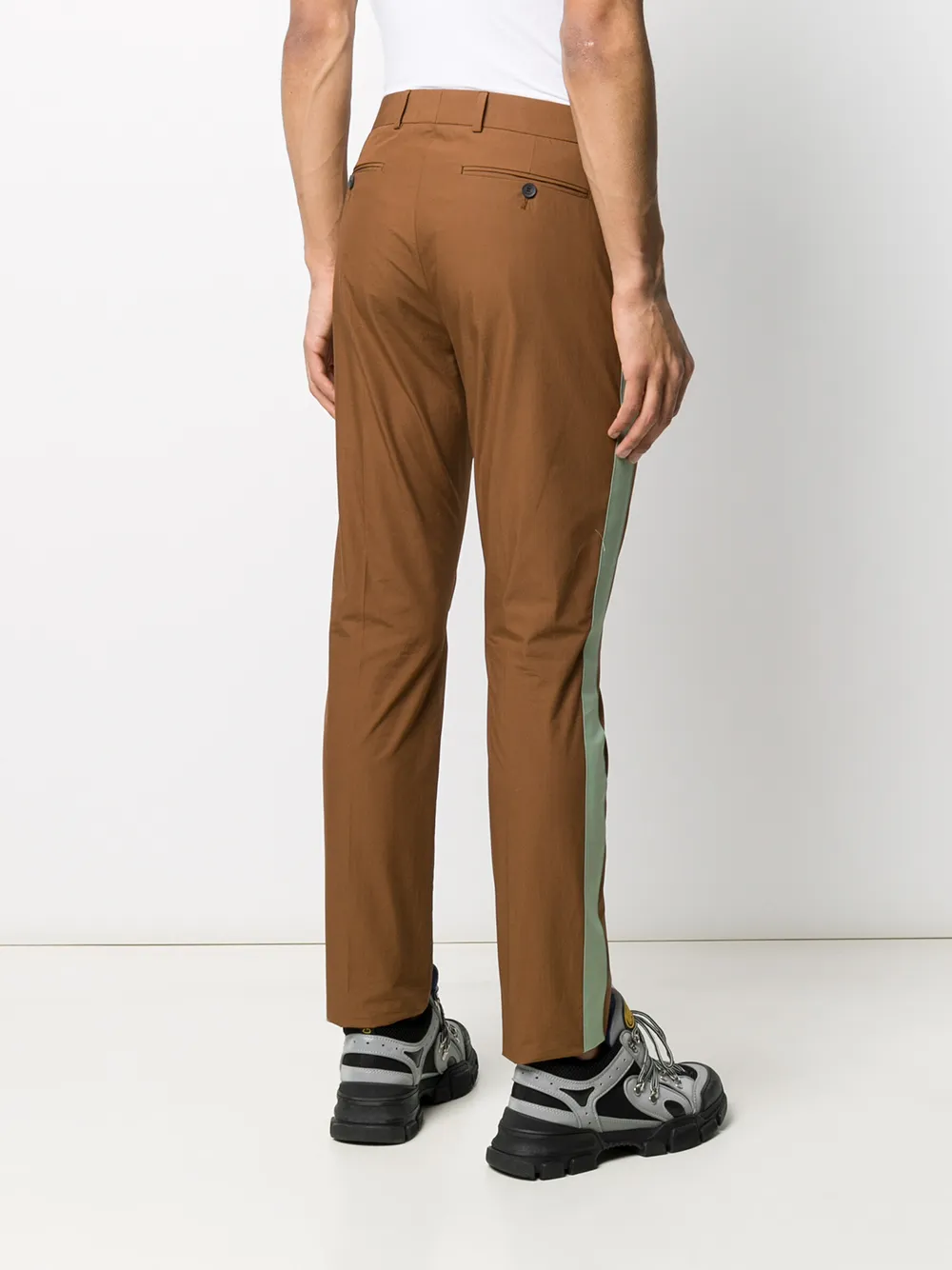 Valentino Garavani Broek met contrasterend vlak Bruin