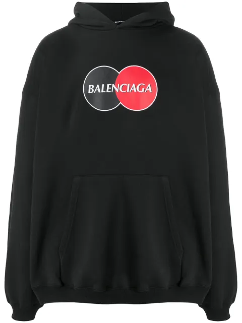 Balenciaga Uniform logo print hoodie