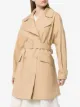 Moncler trench à taille ceinturée