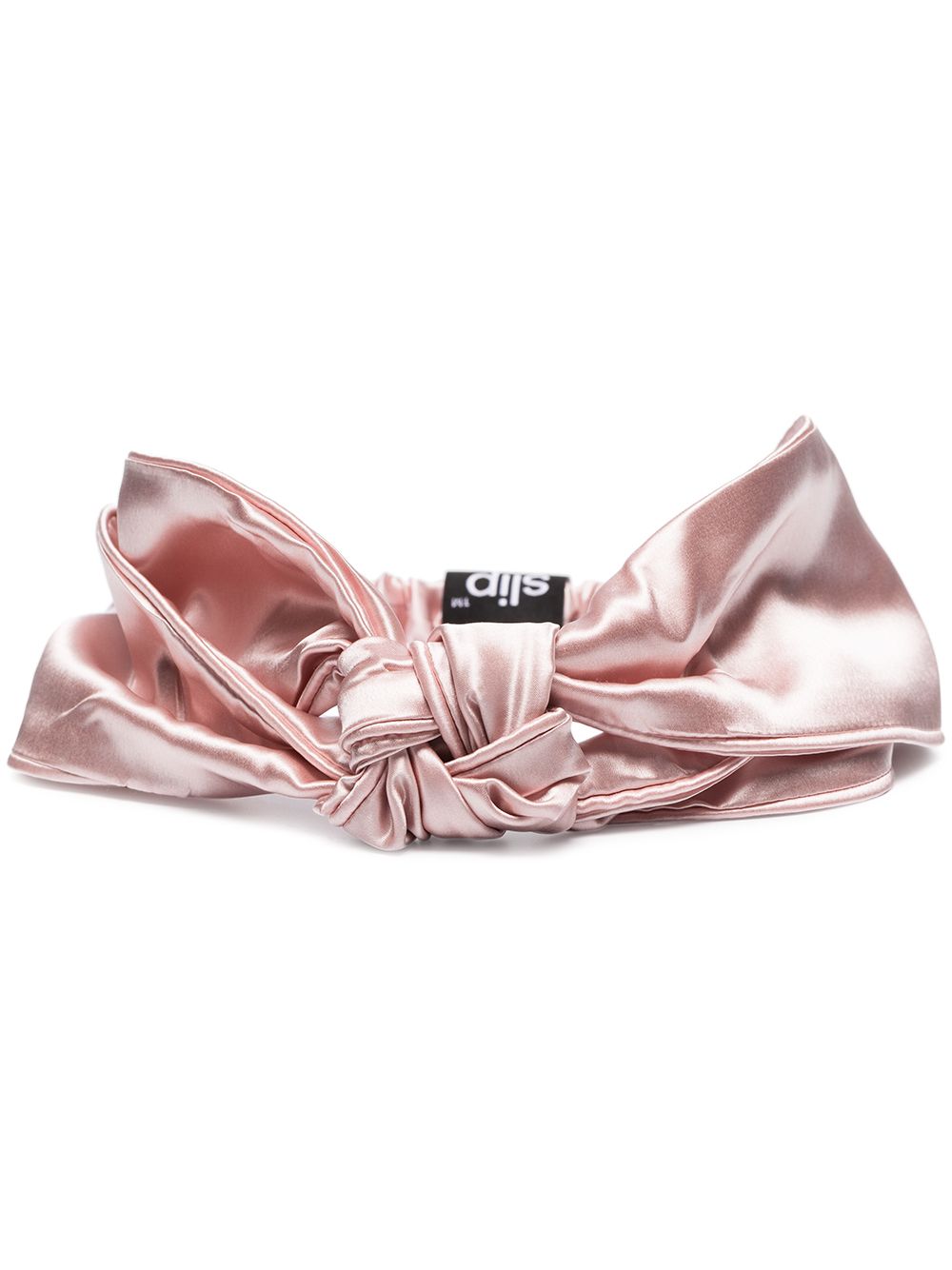 фото Slip silk knotted headband