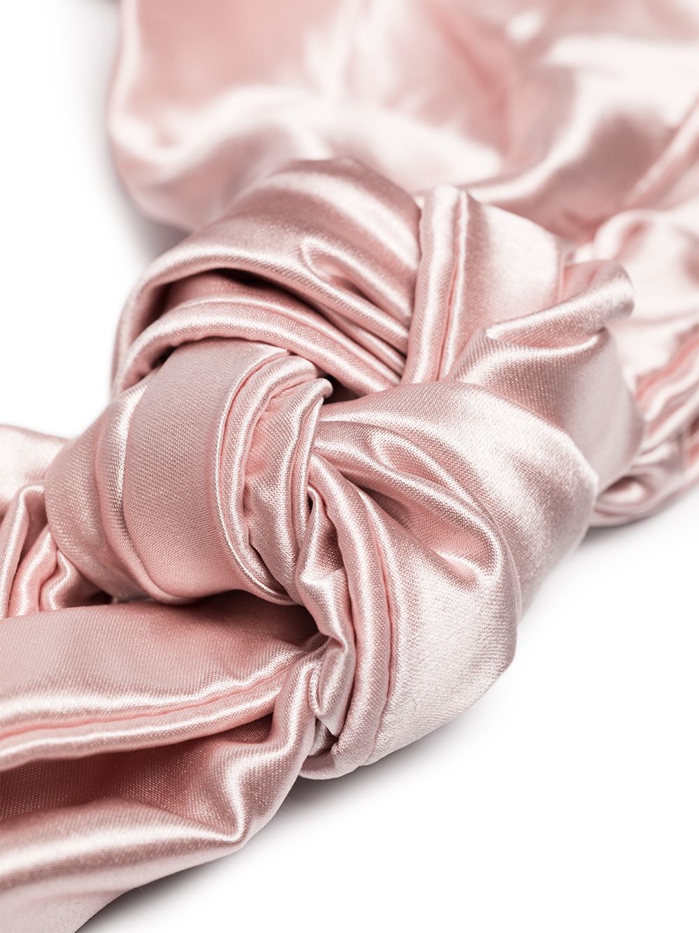 фото Slip silk knotted headband