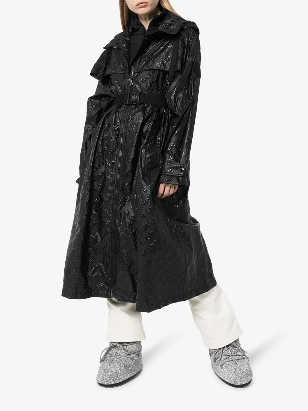 MONCLER BOUTEILLE GIUBBOTTO BELTED COAT,1D70500C047514774337