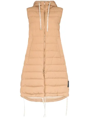 yellow moncler vest