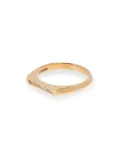 Lizzie Mandler Fine Jewelry 18kt yellow gold Knife Edge diamond ring