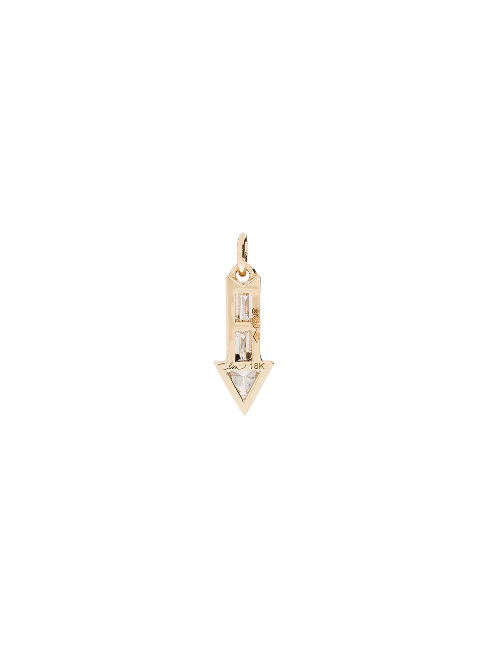 фото Lizzie mandler fine jewelry 18kt gold arrow charm