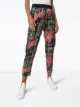 Moncler pantalon crop à fleurs