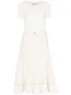 Image 1 sur Moncler robe mi-longue à logo