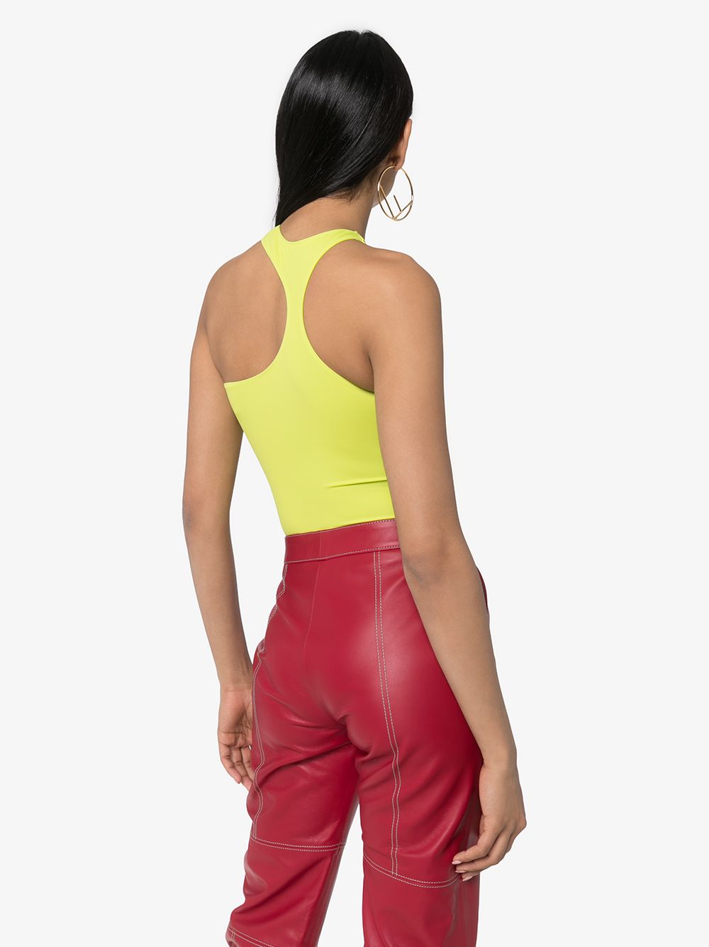 фото Fantabody michela asymmetric halterneck bodysuit