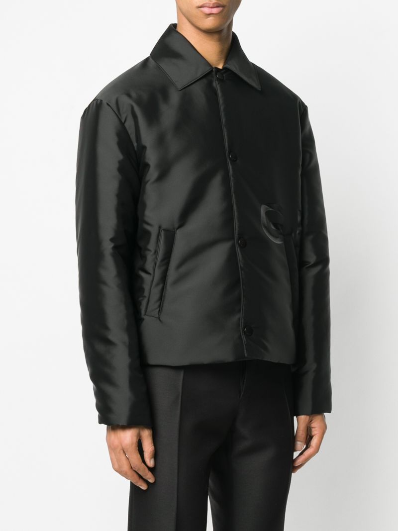 Shop Givenchy Boxy Shirt Jacket In Black