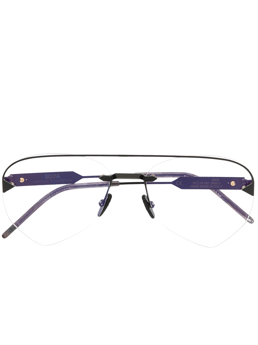 фото So.ya rick aviator-frame glasses