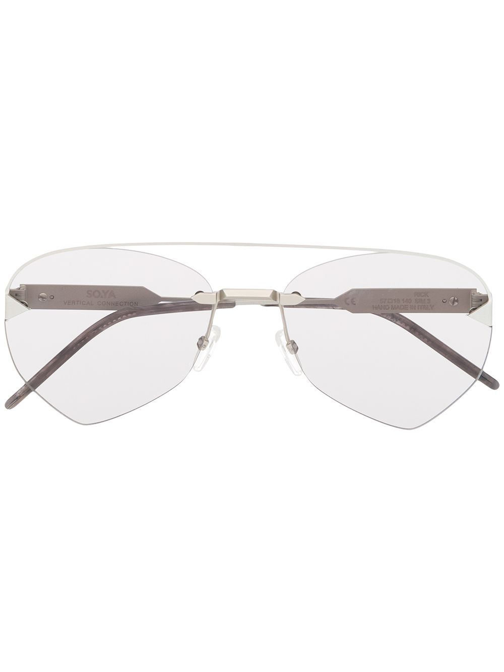 фото So.ya rick aviator-frame sunglasses