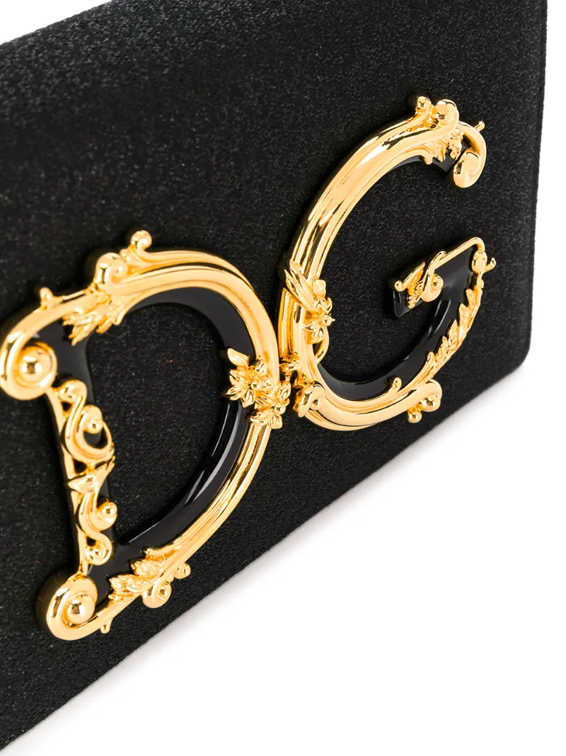 DOLCE & GABBANA LAMÉ D&G GIRLS SHOULDER BAG