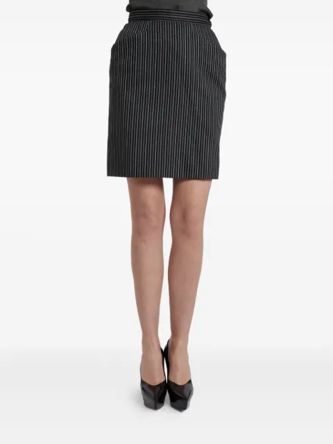 Saint Laurent Pre-Owned pinstriped mini skirt