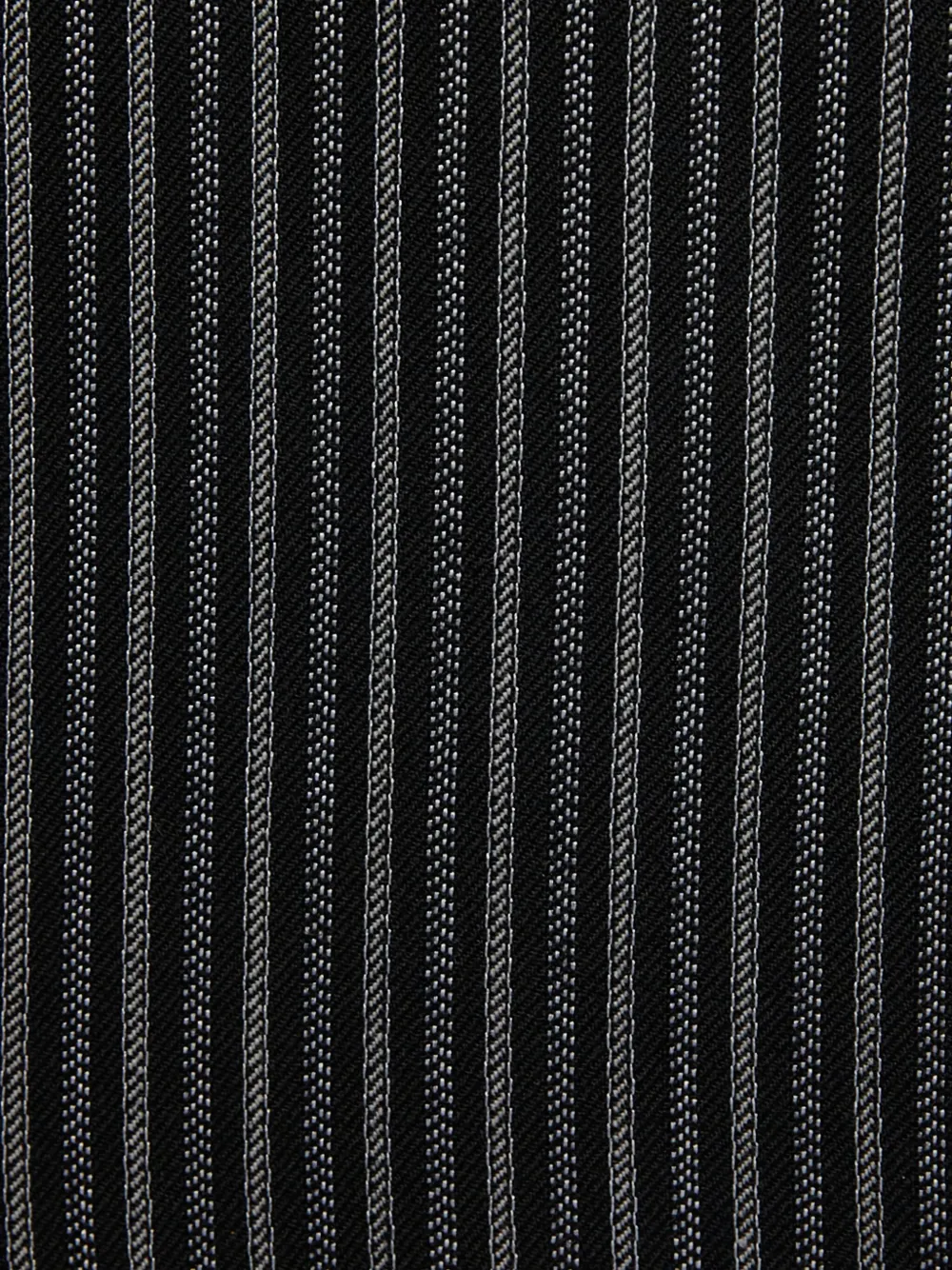 Pre-owned Saint Laurent Pinstriped Mini Skirt In Black