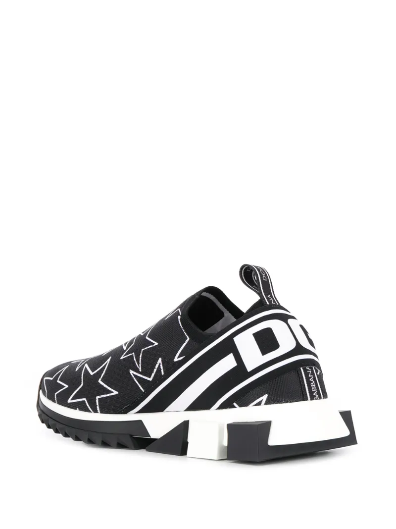 DOLCE & GABBANA STAR PRINTED SORRENTO SNEAKERS
