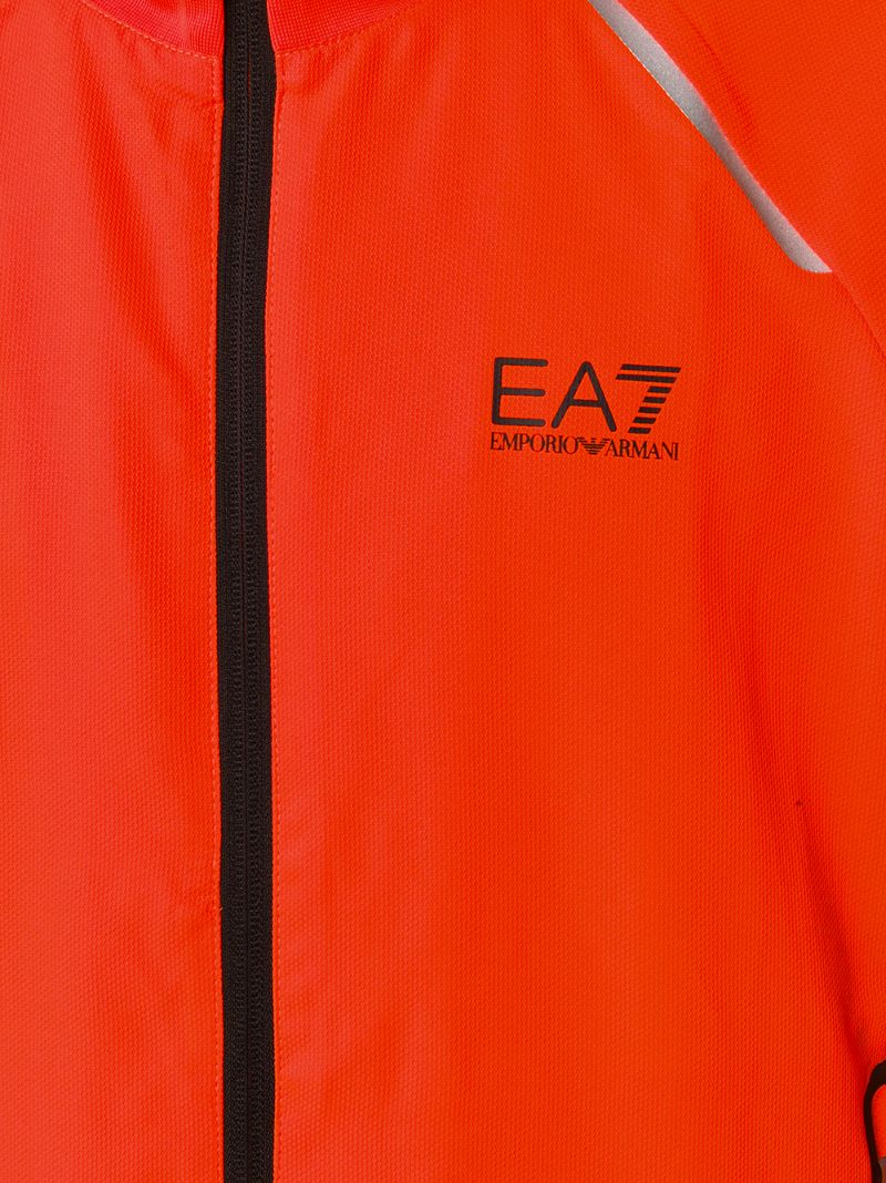 Shop Ea7 Two Piece Tracksuit In Orange