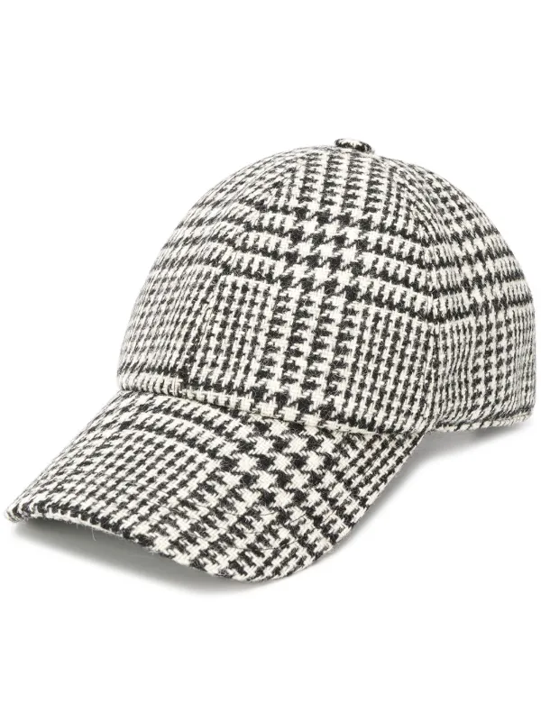 houndstooth baseball cap