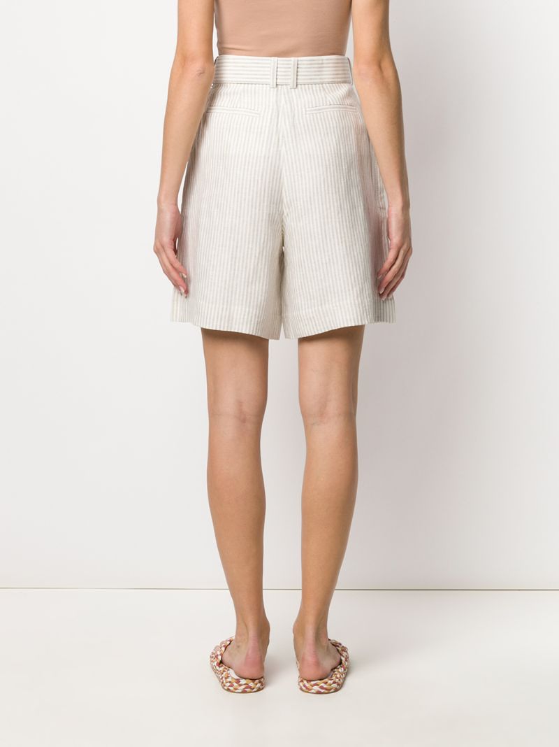 ZIMMERMANN SUPER EIGHT STRIPED SHORTS 