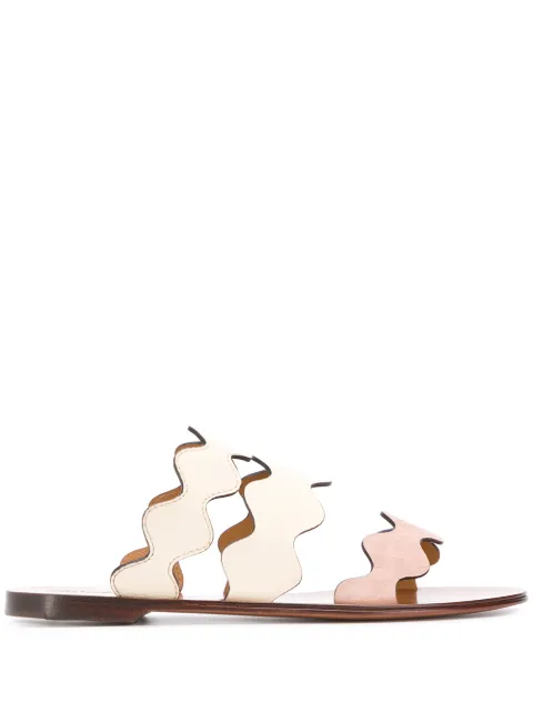 chloe lauren flat sandal