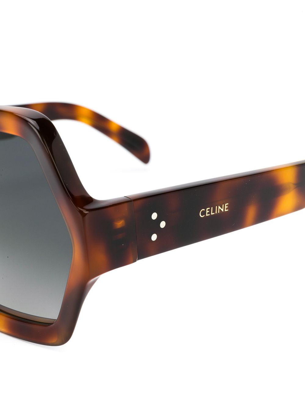 фото Celine eyewear солнцезащитные очки в массивной оправе