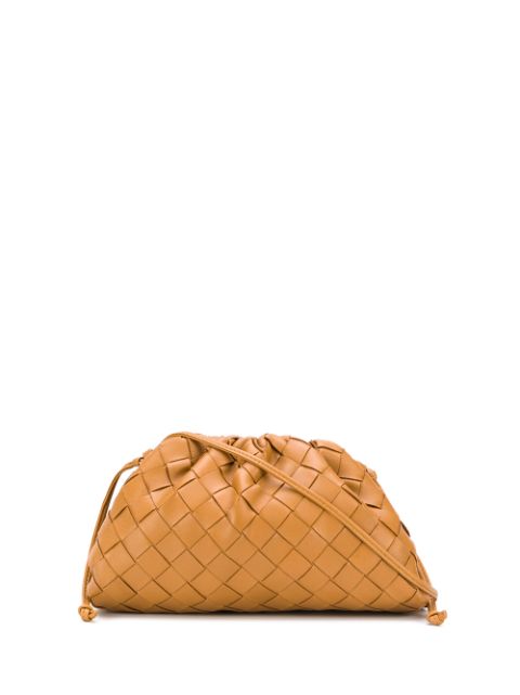 Shop Bottega Veneta The Mini Pouch Intrecciato bag with Express ...