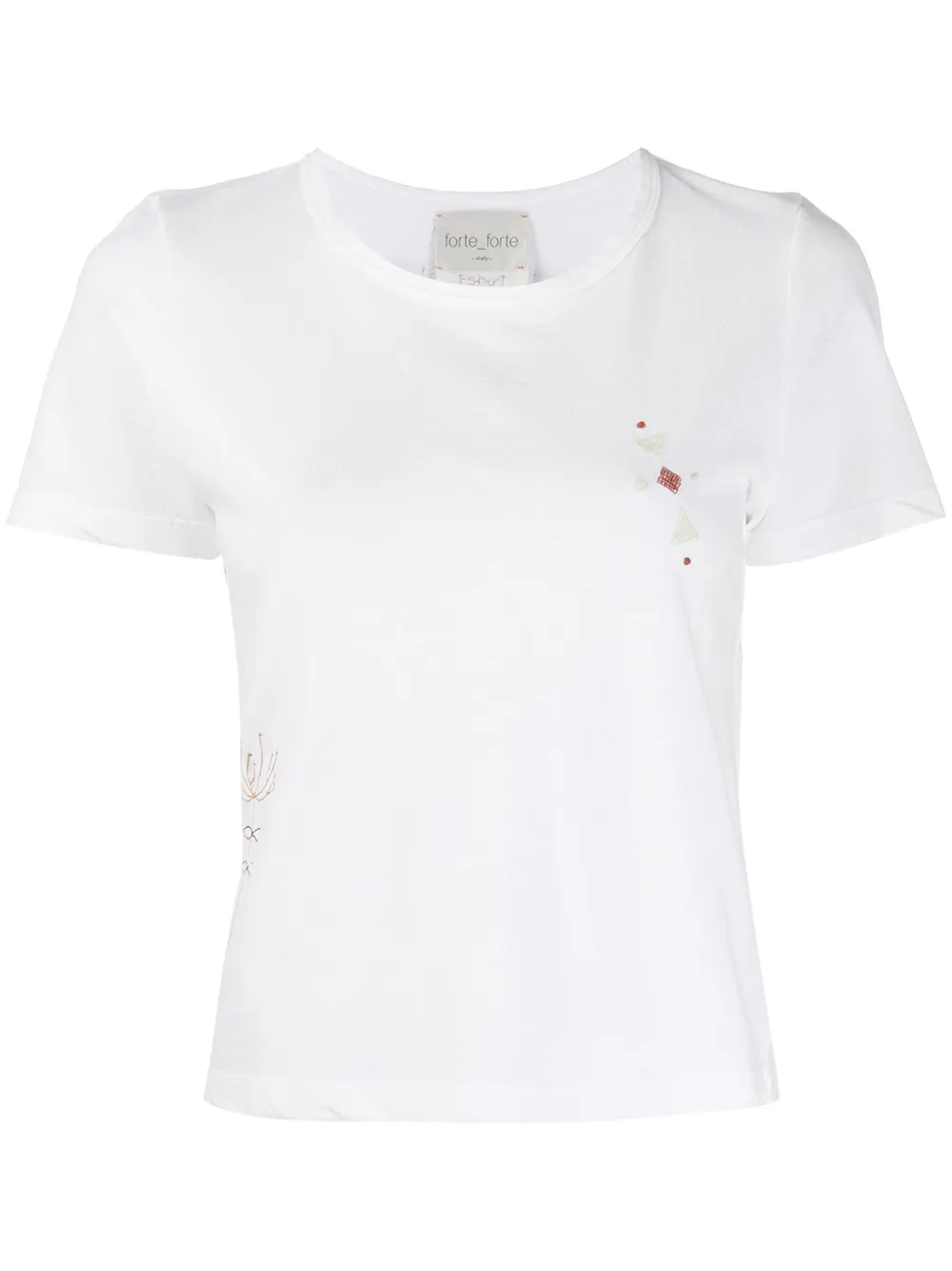 Forte Forte T-Shirt Mit Stickerei LxOgN wFoLU Forte Forte T-Shirt Mit Stickerei LxOgN wFoLU