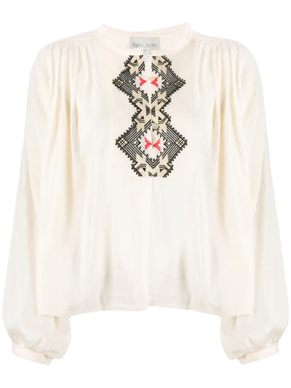 Forte Forte Bluse Mit Stickerei INzFT ufQua Forte Forte Bluse Mit Stickerei INzFT ufQua