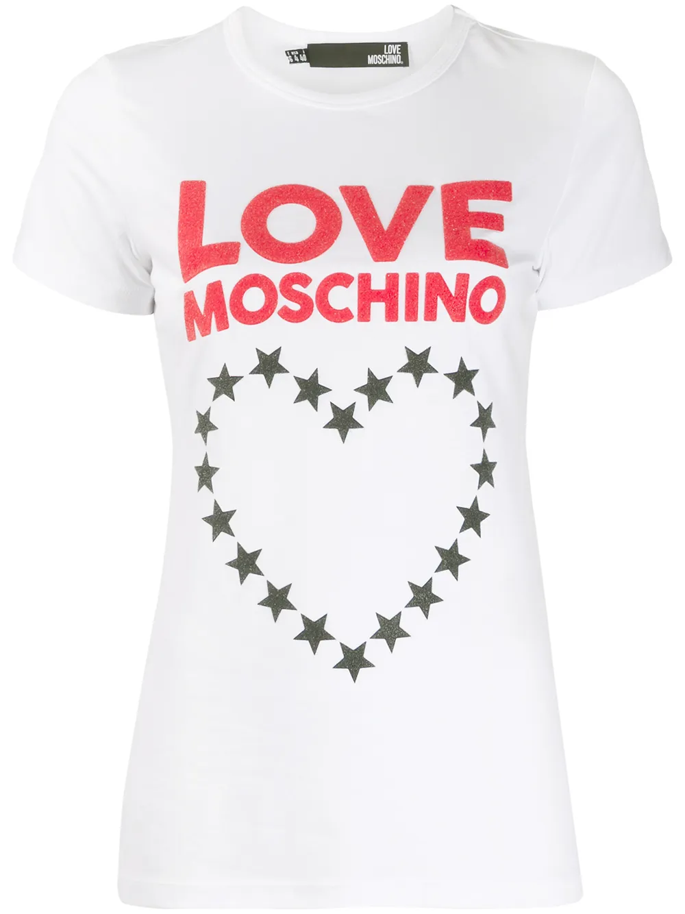 Love Moschino T-Shirt Mit Logo-Print m5I21 NMih8 Love Moschino T-Shirt Mit Logo-Print m5I21 NMih8